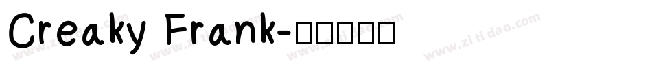 Creaky Frank字体转换